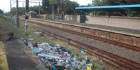 An empty Scottburgh train station south of Durban has become a playground for criminals. (Photo: Phumlani Thabethe)