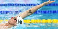Pieter Coetze of South Africa competes in the men’s 100m backstroke heats during day three of the World Aquatics Swimming World Cup 2024 Singapore Stop at the OCBC Aquatic Centre on 2 November 2024 in Singapore. (Photo: Yong Teck Lim / Getty Images)