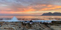 A stunning and gentle sunset over False Bay