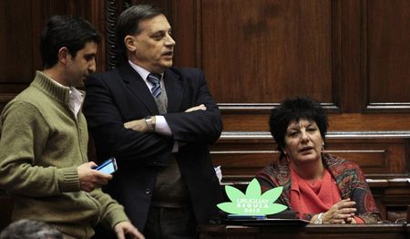 Uruguay president defends 'cutting edge' pot legalization vote