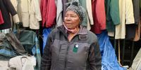 Sophie Segola has been selling her wares at Park Station since 1992. Being barred from doing business for so many weeks had reduced her to scavenging for rotten vegetables, she said. (Photo: Kimberly Mutandiro)