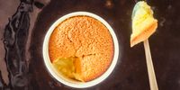 Japie’s favourite pudding: Tony Jackman’s take on ‘Japie se Gunsteling’, a baked self-saucing citrus pudding. 7 May 2024. (Photo: Tony Jackman)<br>