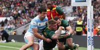 Hooker Malcolm Marx scored two tries against Argentina at Twickenham. (Photo: David Rogers/Getty Images)