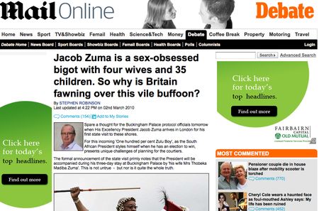 Quick, UK! Lock up your daughters, here comes Zuma!