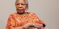 Busi Nkosi, a pensioner from Diepkloof, at the roundtable streetlights discussion