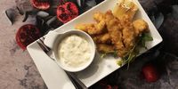 The simple but perfect fried calamari with homemade tartare sauce. (Photo: Tony Jackman)