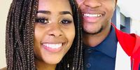 Late Muizenberg lifeguard from Durban Thokozani Mthethwa(R) and and his girlfriend of three years, Kyra Smith.Photo:Supplied