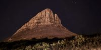 Here's a picture I took of Lions Head at night. 