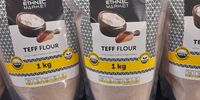 Ethiopian teff flour at Urban Ethnic Market. (Photo: Anna Trapido)