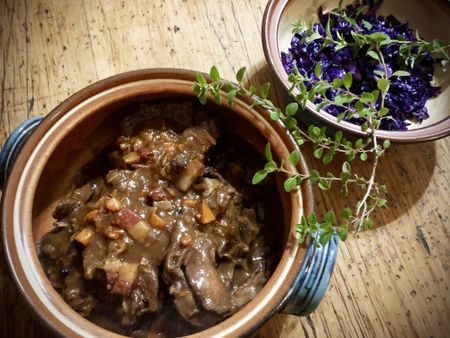 What’s cooking today: Venison neck & guanciale potjie