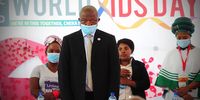 Deputy President David Mabuza, also chair of the South African Aids Council. delivered the keynote address during the World Aids Day event in Soweto. (Photo: Denvor De Wee / Spotlight)