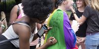 Partcipants at the Johannesburg Pride and Festival 2019 showed love and support throughout the march and all its’ festivities. Photo by Chanel Retief