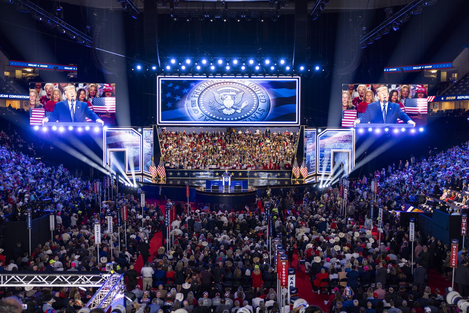 Day one of the Midterm Republican National Convention in Dallas, Texas