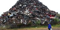 A general view of scrap metal on July 13, 2013 in Mthatha, South Africa. (Photo: Gallo Images / The Times / Alon Skuy)