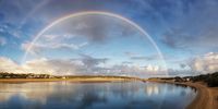 Rainbow over Bushmans River, Eastern Cape last year in mid-June.