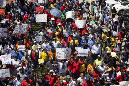 Fire fighter anger shifts to Cape Town, with protesters claiming they are 'overworked and underpaid'