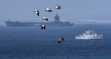 Ukrainian Association protests in Simon’s Town against Russian navy’s participation in Will for Peace