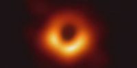 Scientists have obtained the first image of a black hole, using Event Horizon Telescope observations of the center of the galaxy M87. The image shows a bright ring formed as light bends in the intense gravity around a black hole that is 6.5 billion times more massive than the Sun. Image credit: Event Horizon Telescope Collaboration