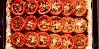 Lekker Brekker Monday: Rustic tomato tart
