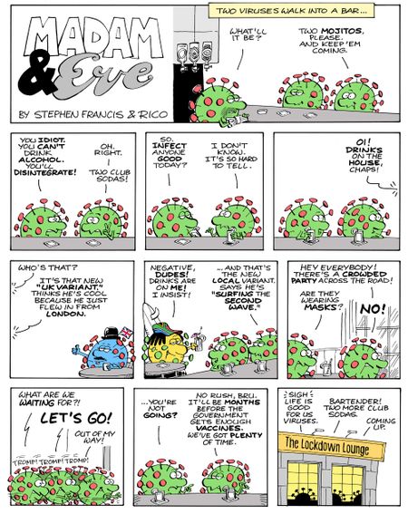 Two Viruses Walk Into A Bar...
