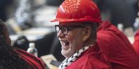 EFF member Carl Niehaus during the First Sitting Of The National Assembly  at Cape Town International Conference Centre (CTICC)  on June 13, 2024 in Cape Town, South Africa. The Chief Justice swore in the designated members and administered the oath or affirmation to the Republic of South Africa and obedience to the Constitution. (Photo by Gallo Images/Brenton Geach)