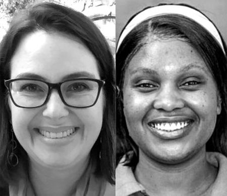 Gillian Hamilton and Lisa Makaula