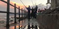 From Alan Glass of our photo group. <br>"Fishermen reflecting", taken on the promenade at Muizenberg.<br>#alanglassct