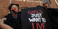 Silent Protest Against Gender Based Violence In Cape Town
<br>