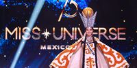 Miss Kazakhstan Madina Almukhanova participates in the The 73rd Miss Universe Competition - Preliminary Competition at Arena Ciudad de Mexico on November 14, 2024 in Mexico City, Mexico. (Photo by Hector Vivas/Getty Images)
