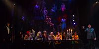 The dinner scene from The Addams Family (Photo by Jesse Kramer)