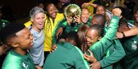 Archive Photo: Banyana Banyana players welcome home Des Ellis, head coach of South Africa women's team arrives at Cape Town International Airport after winning the 2018 CAF Womens Coach of the Year on 10 January 2019 © Ryan Wilkisky/BackpagePix