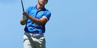 Garrick Higgo of South Africa tees off on the sixth hole during the final round of the Canary Islands Championship at Golf Costa Adeje on 9 May 2021 in Tenerife, Spain. (Photo: Andrew Redington / Getty Images)