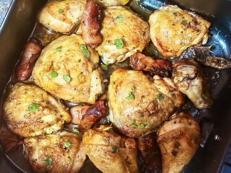 AirFryday: Chicken thighs and drumsticks with bacon and paprika
