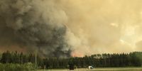 Alberta wildfire. Photographer: Bridget Couldridge