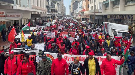 Cosatu-Saftu's Wednesday national shutdown in pictures