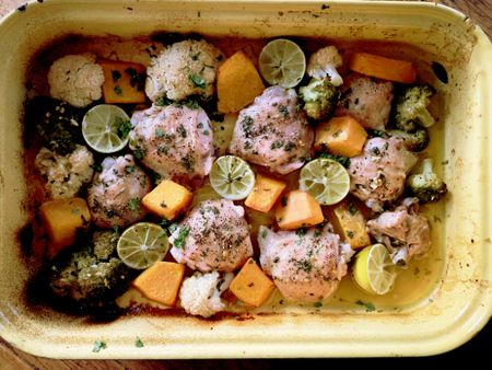 What’s cooking today: Chicken and lime tray bake