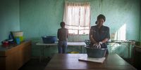 Rosemary Hosia, right, and Maria Malete, left, in the kitchen as they perform their daily duties. (Photo: Shiraaz Mohamed)