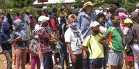 Gift of the Givers distributes food parcels on 27 January 2021 in Touws River, Western Cape. (Photo: Gallo Images / Brenton Geach)