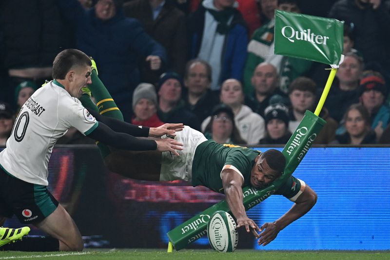 Springboks end Dublin drought against ill-disciplined Ireland