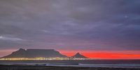 Sunset in Table Bay. Photographer: Han Meerburg 