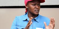 One of the EFF assistants from the Langa Ward, Wendy Mafuduka. (Photo: Victoria O’Regan)