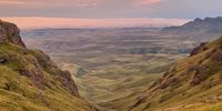 Above the clouds - Majestic view of the Drakensberg mountain range from the top of the Langalibalele Pass (3000m+ altitude). Photographer: Mohamed Khan<br>