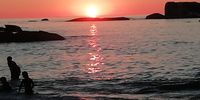 Sunset at Clifton Beach.