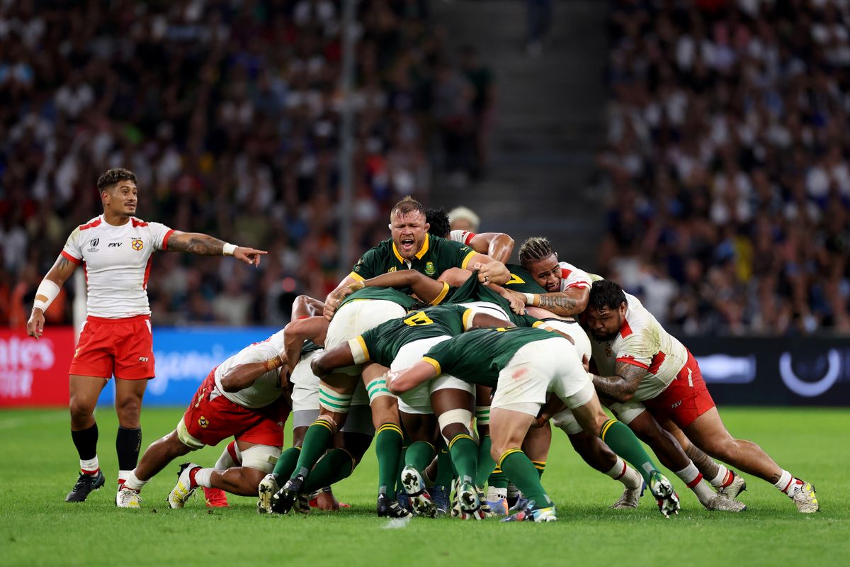 Forward-looking Springboks opt for sheer power in final against All Blacks