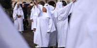 Members of The Druid Order take part in a celebration of the Spring Equinox during a ceremony at Tower Hill in London, Britain, 20 March 2024. The Spring Equinox marks when the plane of Earth's equator passes through the centre of the Sun. On the day of an equinox, daytime and night time are of approximately equal duration. The Druid Order have been holding public ceremonies in London since 1717.  EPA-EFE/NEIL HALL  ATTENTION: This Image is part of a PHOTO SET
