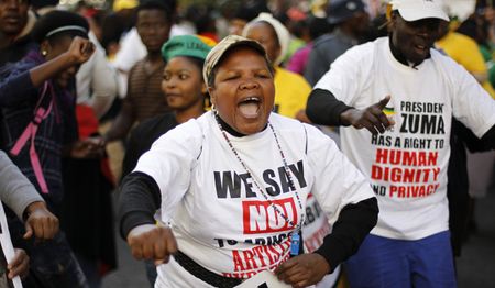 Zuma Spear Case, Day 1: Chaos in the court, calm outside
