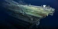 Endurance shipwreck, starboard. Image: Falklands Maritime Heritage Trust and National Geographic