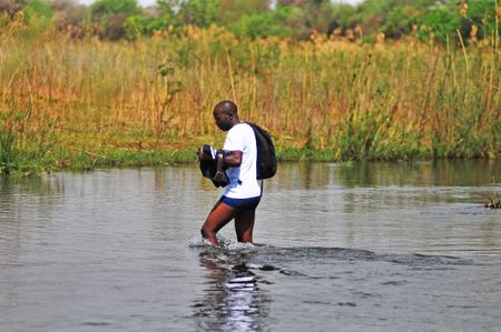 Villagers face daily terror of killer crocs