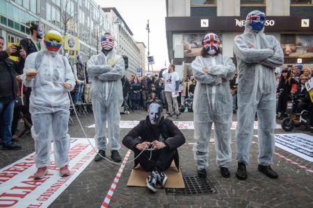 Protests across several European cities in support of Julian Assange, and more from around the world