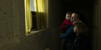 'Silent Light 10'. Maria (35) and her two children Denis (4) and Veronika (10) are living in a reception centre in Chișinău, Moldova. They were displaced from Jérzon, Ukraine, after the attacks on their city began. Maria feels anguish because many of her relatives remained in Jérzon and she does not know when she will be able to return to Ukraine. Even when she can return, the city where she lived is being destroyed, so she doesn’t know if her house will still be standing. Chișinău, Moldova, 19 April 2022. This portfolio approaches the portrait not only as a way of getting closer to another person, but also as a dialogue between our own perception and that which is alien to us through others. Historically, the photographer and the camera have occupied a position of power and privilege over those portrayed. However, in my work in different countries I often question this approach. I try to position the model and portrait artist on a more equal footing that creates a starting point for a more sincere dialogue. Using a photojournalism and documentary photography approach also helps add depth to the work and enhances the connection at a time when we are constantly bombarded with images. © Israel Fuguemann, Mexico, Shortlist, Professional competition, Portfolio, Sony World Photography Awards 2023<br>